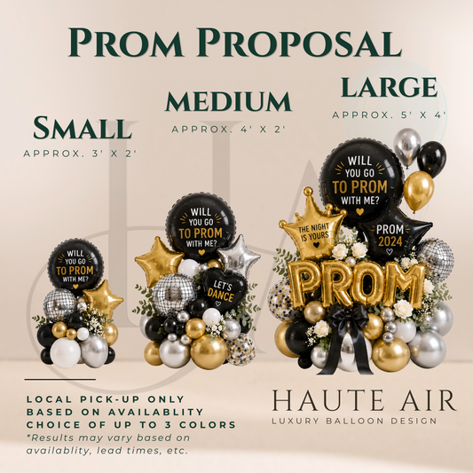 Prom Proposal Balloon Stack