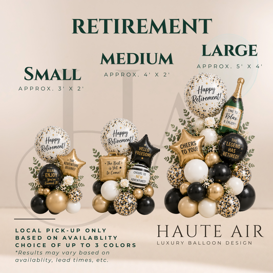 Retirement Balloon Stack