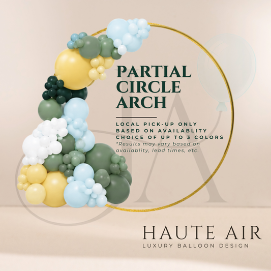 Partial Circle Balloon Arch