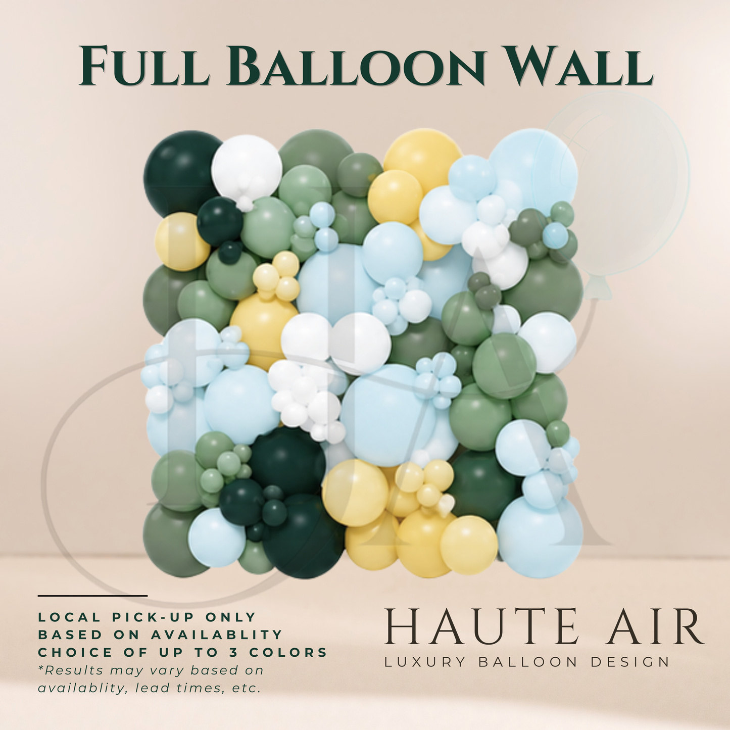 Full Balloon Wall
